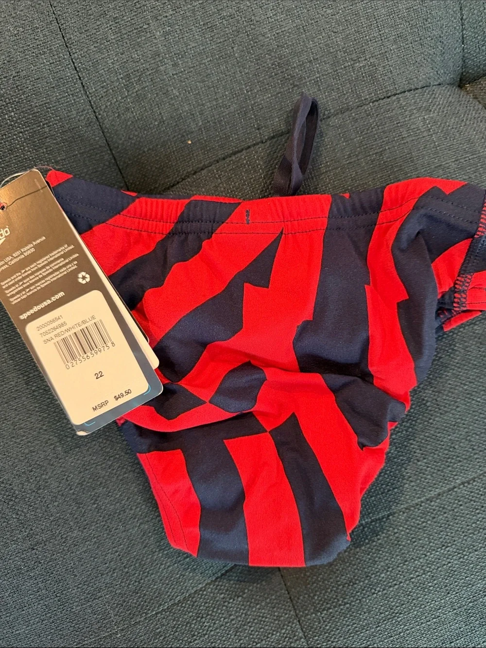 Youth Speedo Endurance+ Swim Briefs Bundle of 3 NEW waist 22 competitive Euro